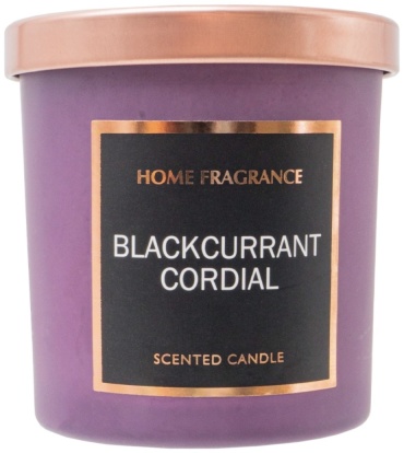 Ароматическая свеча Union Source Home Fragrance Blackcurrant cordial 8 см, 1 шт