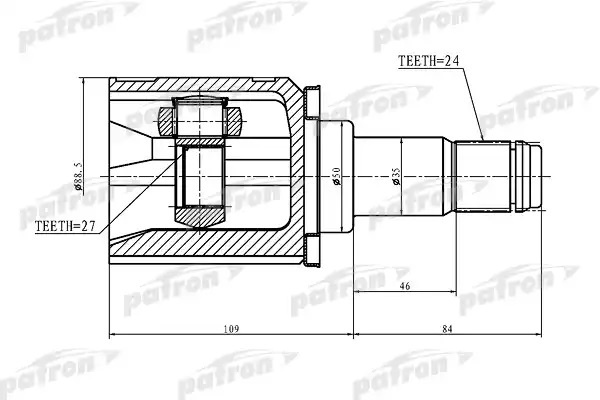 PATRON шрус PCV1427