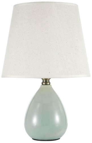 Настольная лампа Arti Lampadari Riccardo E 4.1 GR E27, 60 Вт, металл, ткань