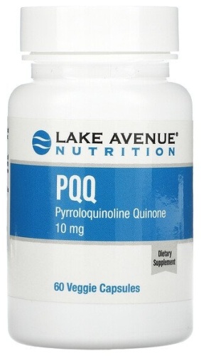 Lake Avenue Nutrition антиоксидант PQQ Pyrroloquinoline quinone 10 mg 60 капсул