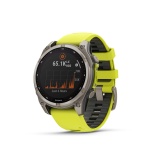 Смарт-часы Garmin Fenix 8 Solar 47 мм серебристый-желтый