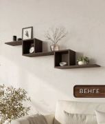 Полка Goods197, 145.1х19.5x44 см, темно-коричневый