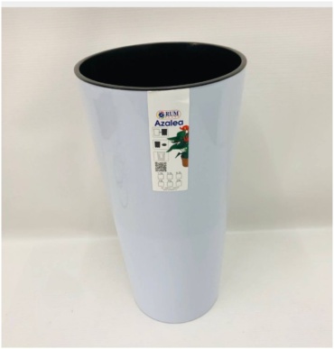 Горшок для дома, для улицы Rum Plast Базовая коллекция 9 л, пластик