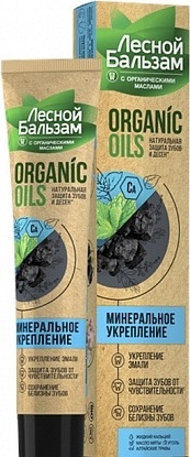 Купить Лесной бальзам зубная паста Organic Oils Минеральное Укрепление ...