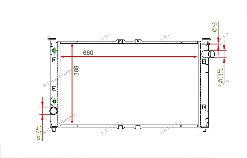 Winkod радиатор основной WRW1145