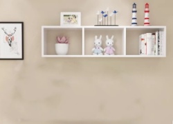 Полка PS-Z100a, 100х18x30 см, белый