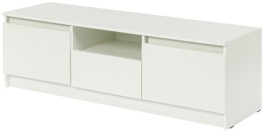 ТВ-тумба напольная HOFF Ларго 80293400, 140x44.6x44.3 см, белый