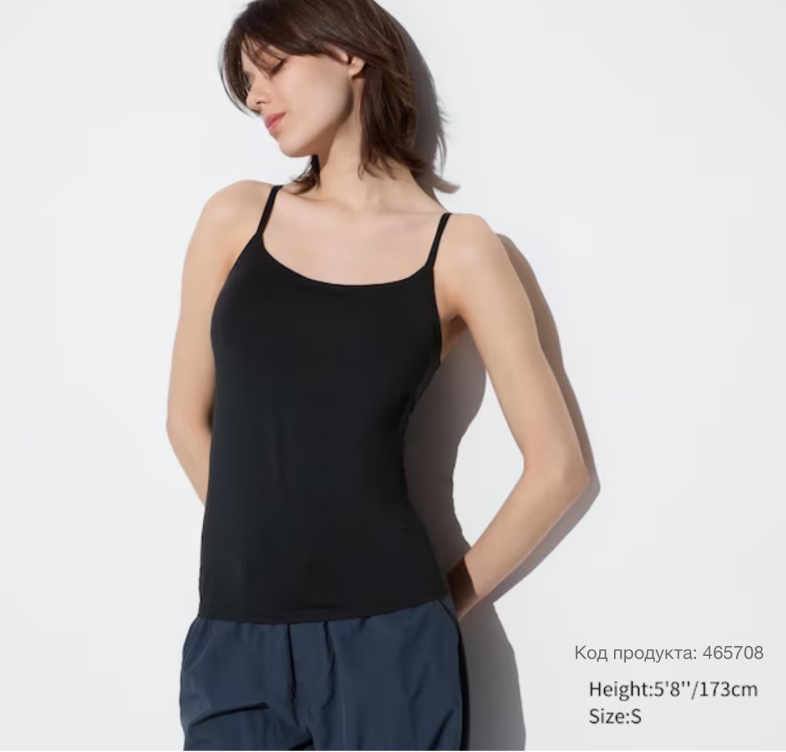 Топ Uniqlo черный