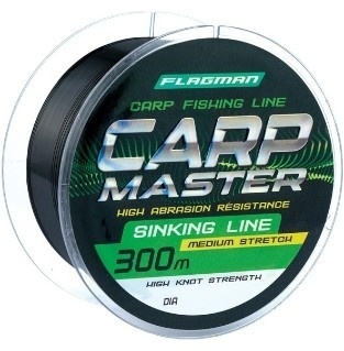 Леска Flagman монофильная Carp Master FL06300030 0.3 мм черный