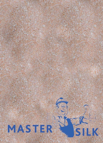 Жидкие обои Silk Plaster Master Silk 5 крупнорельефная структура, цвет бежевый, 0.8 кг