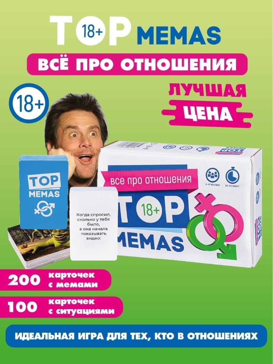 Купить Настольная игра Что за мем? Все про отношения 17609432_369410 в  Алматы – Магазин на Kaspi.kz