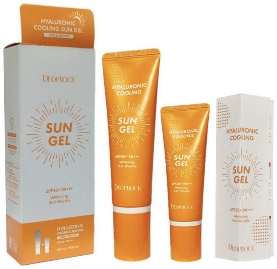 Купить Deoproce крем-гель Deoproce гель Hyaluronic Cooling SPF50 для ...