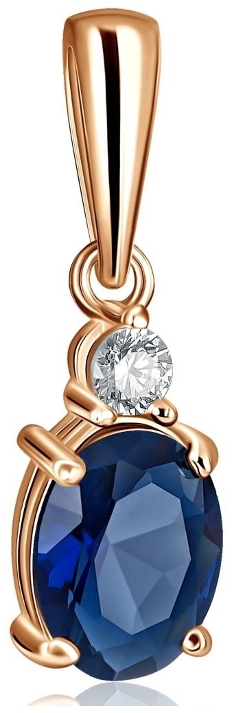 Подвеска Lucente Silver 43-0076_сап вес 0.962 г серебро, фианит