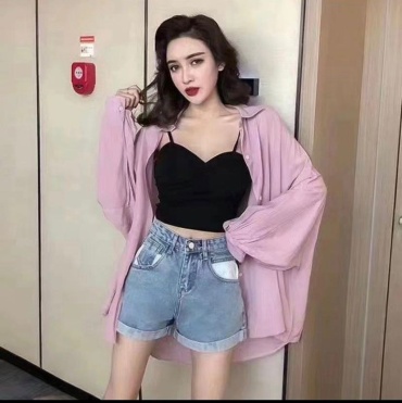 Рубашка IN STYLE фиолетовый