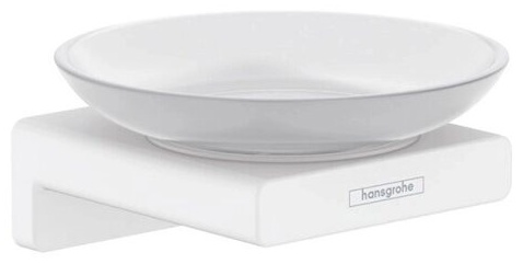 Hansgrohe мыльница 41746700 1 шт, металл, стекло