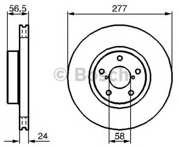Диски Bosch передние 0 986 479 147