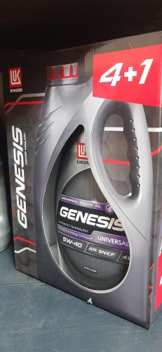 Синтетическое ЛУКОЙЛ Genesis Universal 5W-40 5W-40 5 л