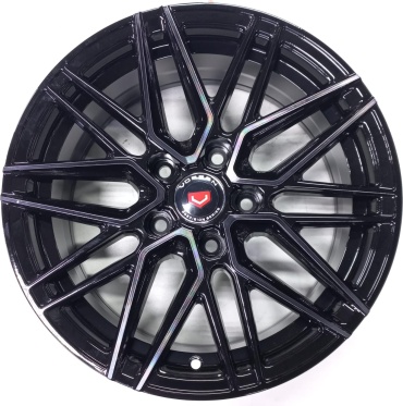 Vossen 005 7x16/5x114.3 D67.1 ET35 4 диска черный, серебристый