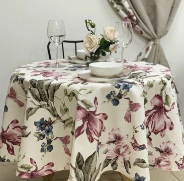 Скатерть Maryam decor & textile Колибри  175x175 см, хлопок, дак, 1 шт