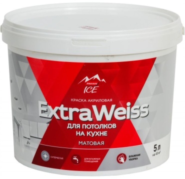 PARADE акриловая ExtraWeiss 5 л, белый