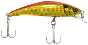 Воблер Jackall Timon Tricoroll Ryushin 53HW, 53mm, 4.6g, Sight Red & Gold 1 шт