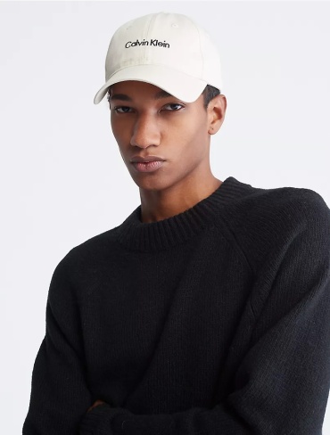 Бейсболка Calvin Klein размер универсальный, бежевый