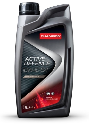 Полусинтетическое Champion Active Defence 10W-40 1 л