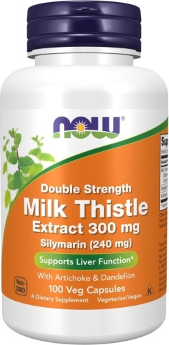 NOW Milk Thistle Extract 300 мг Silymarin капсулы 100 шт