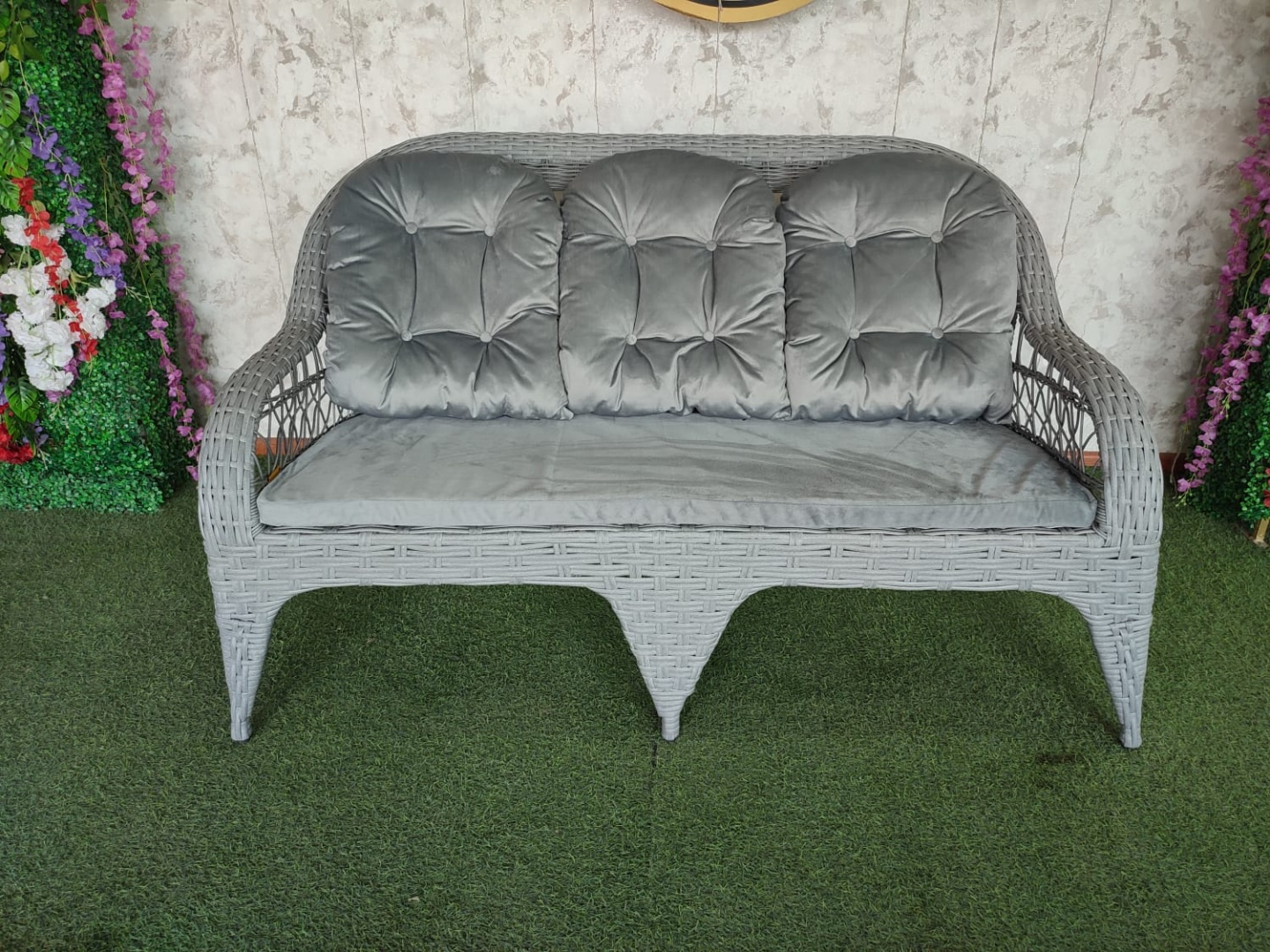 Диван Samruk Mebel SAM02IZA2024 серый