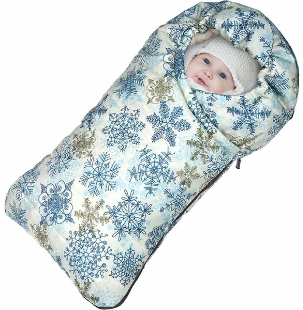 Конверт-мешок Nika kids белый, мультиколор