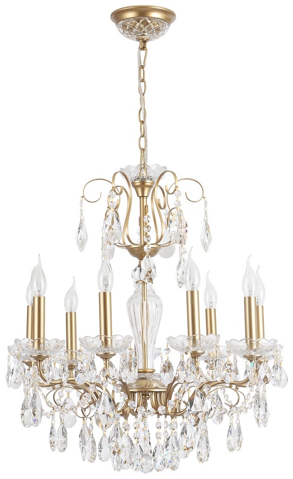 Люстра подвесная Crystal Lux Е14, кол-во ламп: 9 шт