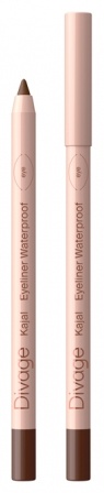 DIVAGE Карандаш для глаз Kajal Eyeliner Waterproof т.02 Коричневый 1 г карандаш коричневый 02
