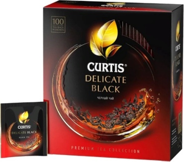 Чай CURTIS Delicate Black черный листовой 100 пакетиков