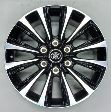 Wheels 1778 7.5x18/6x139.7 D106.1 ET20 4 диска черный, серебристый