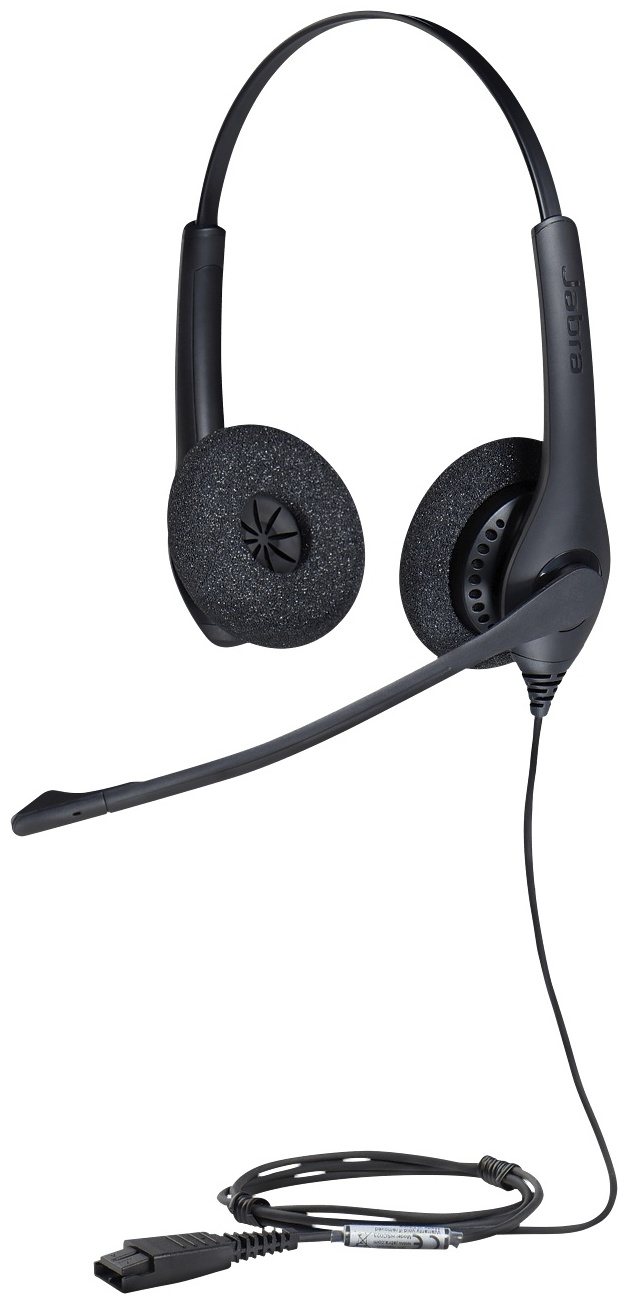 Купить Наушники Jabra BIZ 1500 Duo QD черный в Алматы – Магазин на Kaspi.kz