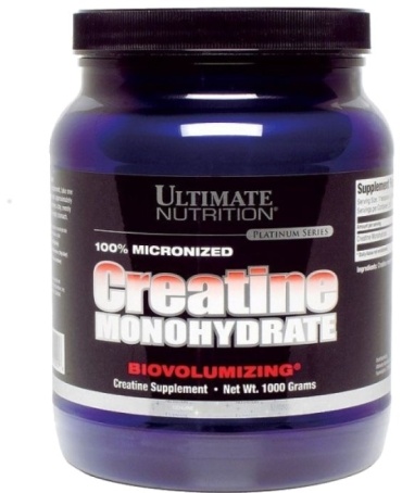 Креатин Ultimate Nutrition 100% Micronized Creatine Monohydrate нейтральный 1000 г