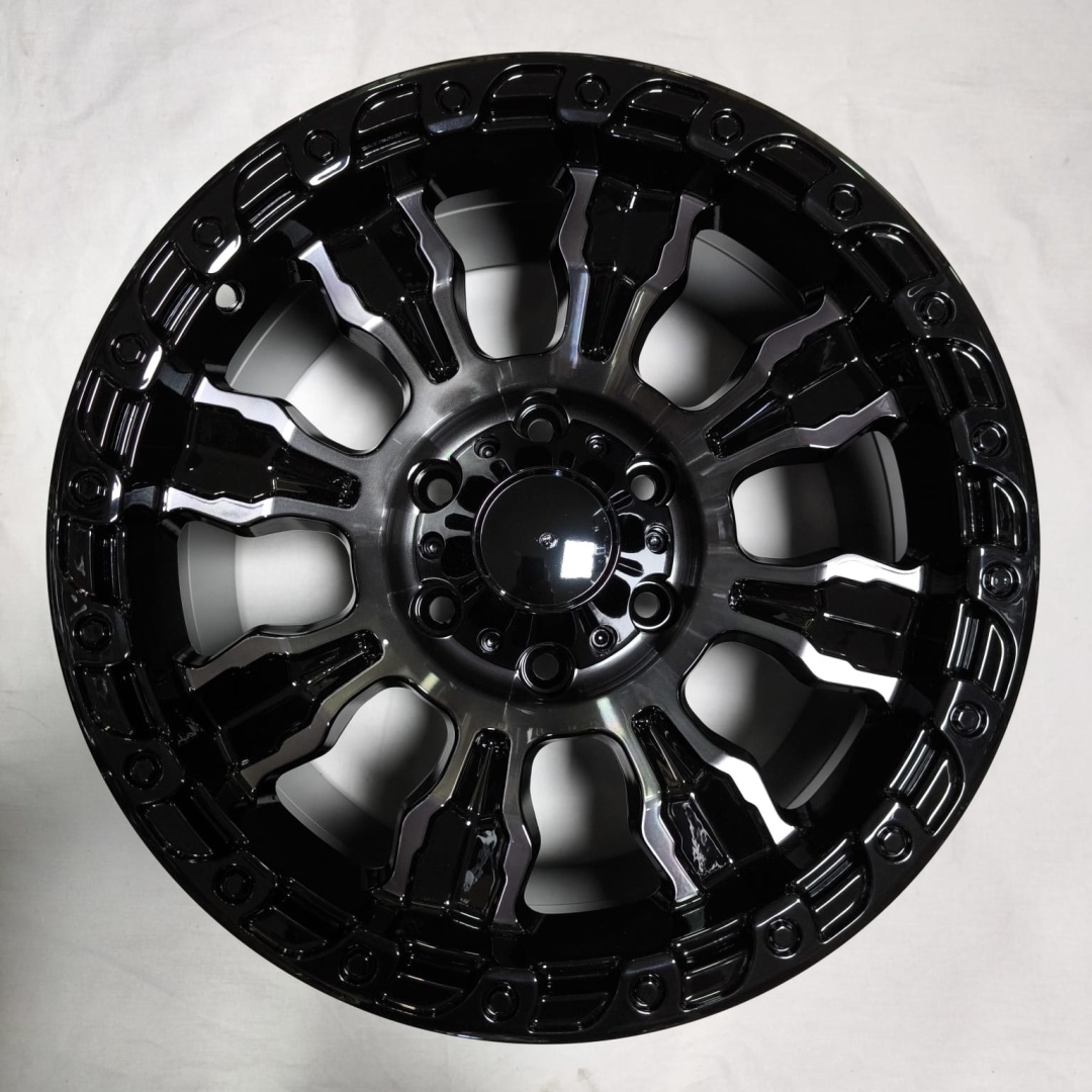 Wheels 1746 9x17/6x139.7 D110.1 ET0 4 диска черный, фиолетовый