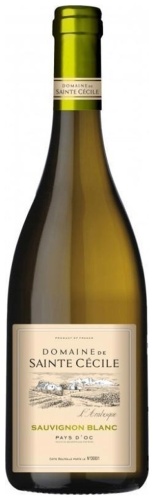 Вино Domaine De Sainte Cecile Sauvignon Blanc сухое белое 13% 0.75 л