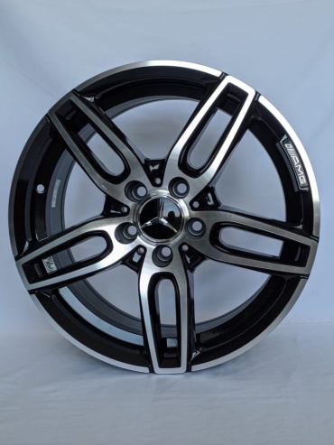 Mercedes-Benz BK5434 8x17/5x112 D66.6 ET35 4 диска черный, серебристый