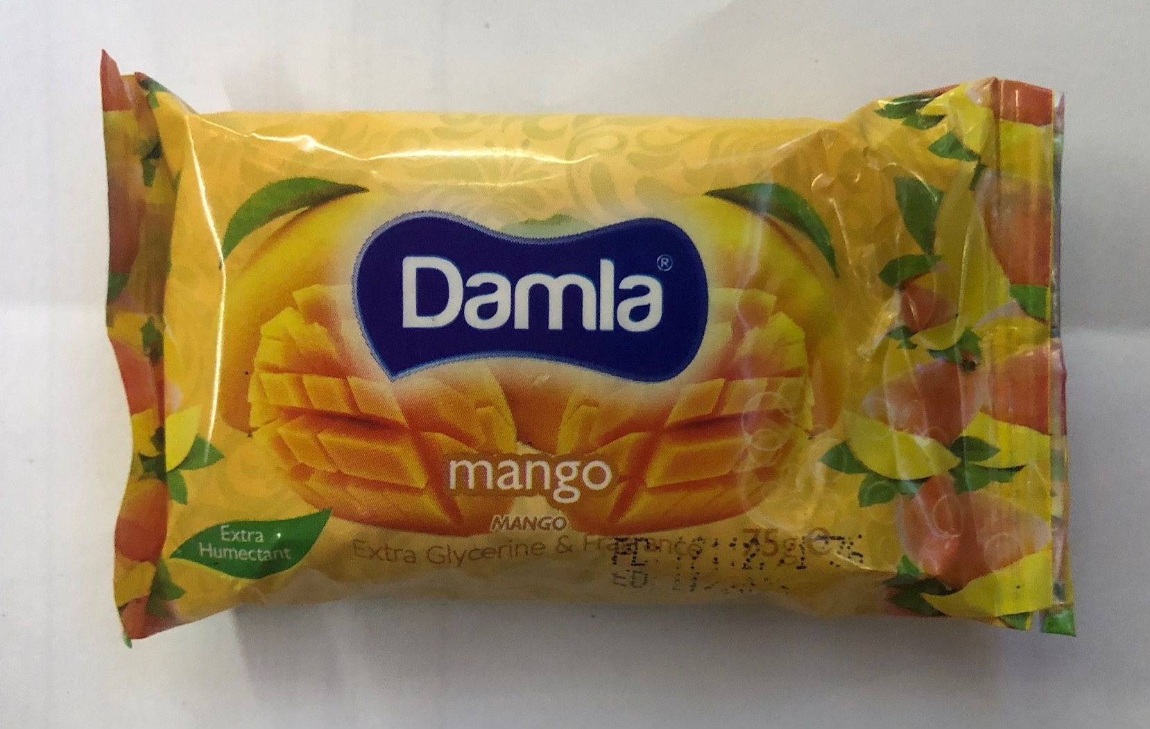 Кусковое мыло туалетное Damla mango 75 г