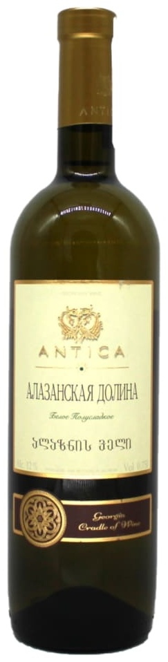 Купить Вино Antica Алазанская долина полусладкое белое 12% 750 мл в ...