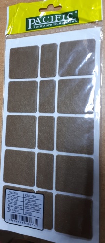 Набойка на ножку Pacific PC 6040 br, 1 шт, фетр, коричневый