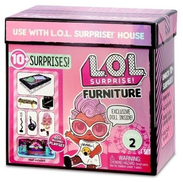 Кукла-модель L.O.L. Surprise! Surprise Furniture Music Festival with Grunge Grrrl 8 см