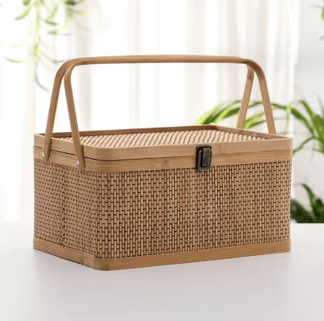 Корзина для пикника 32x22x16.5 см, бамбук
