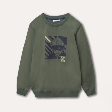 Свитшот WINKIKI Kids Wear зеленый