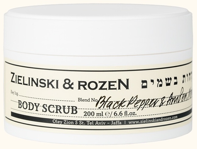 Zielinski & Rozen скраб Amber, Black Pepper, Neroli 200 мл