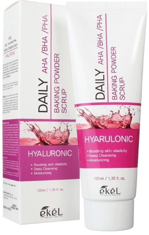 EKEL скраб Daily Baking Powder Hyaluronic 120 мл