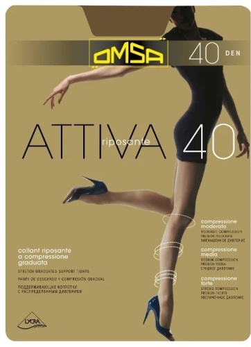 Колготки Omsa бронзовый