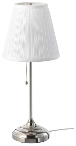Настольная лампа IKEA Орстид 70360616 E27, 7.5 Вт, металл, пластик