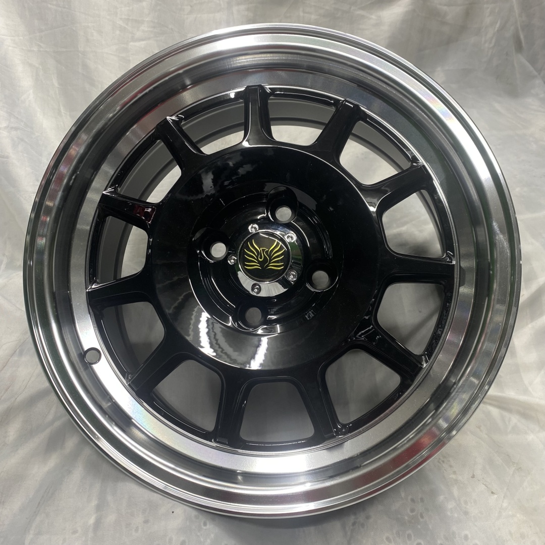 DIVAD YL9319 6.5x15/4x100 D67.1 ET35 4 диска серебристый, черный